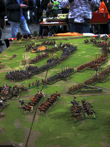 ECW game from Warlord Games. The Battle of Turnham Green 1642. Officially this was the world debut of Warlord Games plastic ECW figures